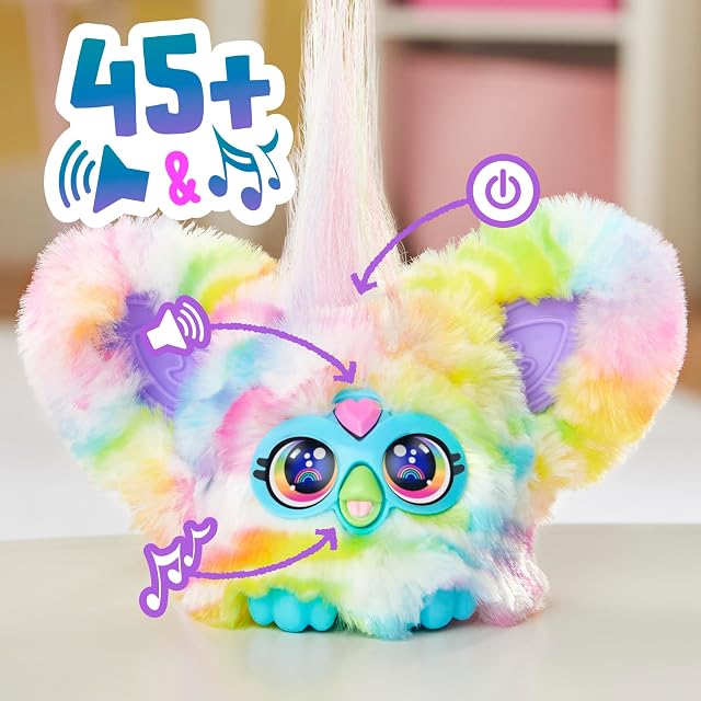 Foto 3 de 4 de Hasbro Furby Furblets, ZEE-Bah, Peluches con Sonidos, Multicolor, Juguetes con Accesorios Resistentes