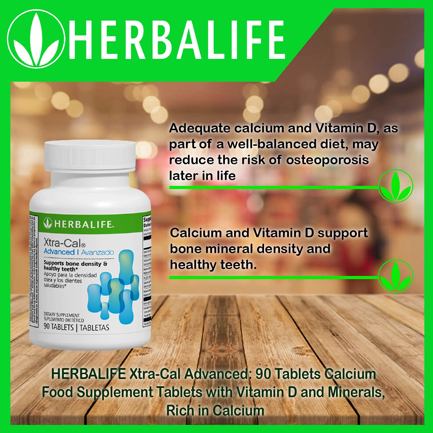 Buy HERBALIFE XtraCal Advanced 90 Tablets Calcium Food Supplement