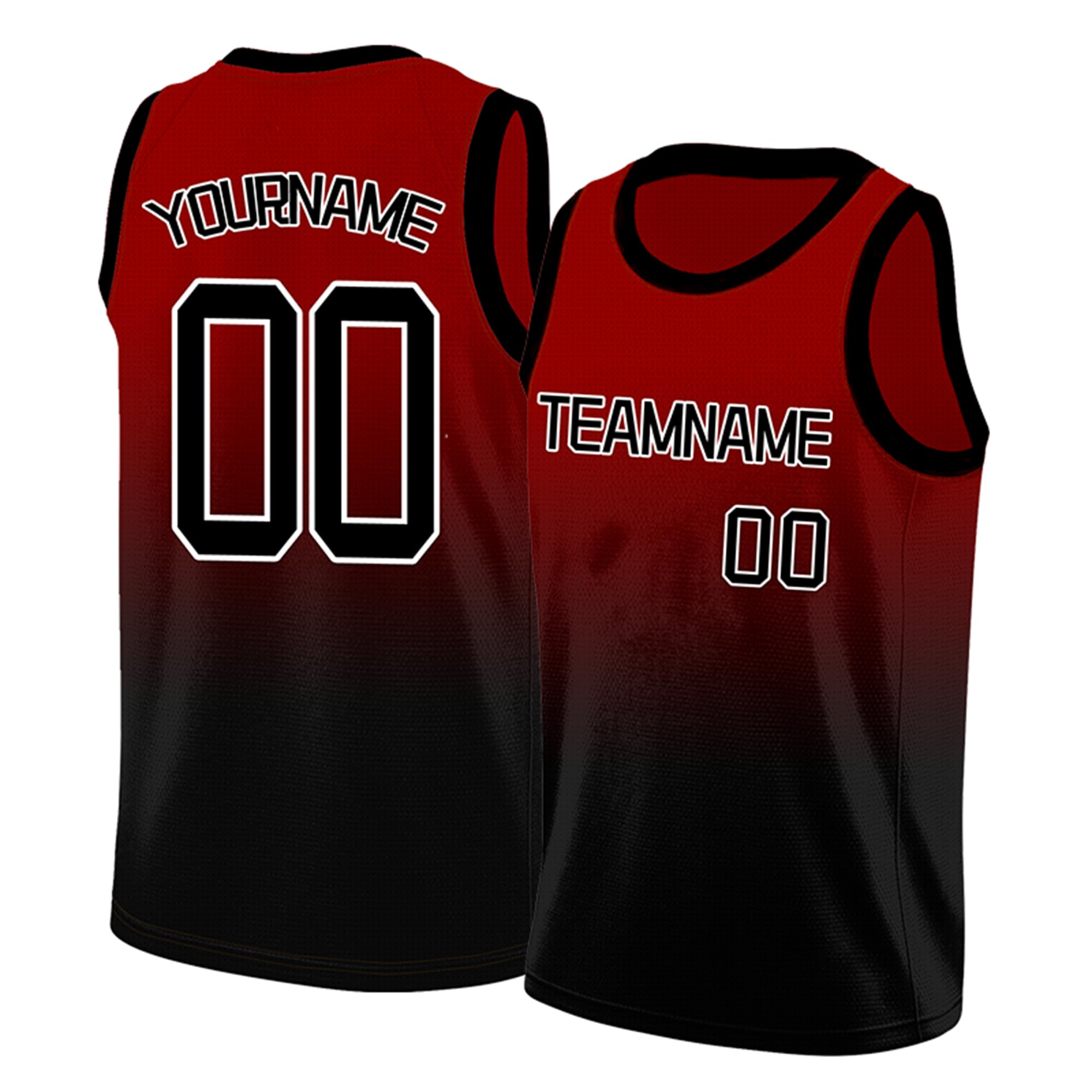 Custom Basketball Jersey - Printed or Embroidered Team Name, Number &amp; Logo, Athletic Shirt for Men, Boys &amp; Youth