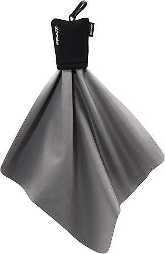 Miniatura 40 de SPUDZ Limpiador clásico de lentes de microfibra, bolsa con clip, lavable, para binoculares, visores, gafas, pantallas, unicornio pastel, 6 x 6