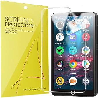 Lamshaw Compatible for Fanvace P6 MP3 Player Screen Protector, [6 Pack] Full Coverage TPU Clear Film Compatible for Fanvace P6 5" MP3 Player 6 Pack