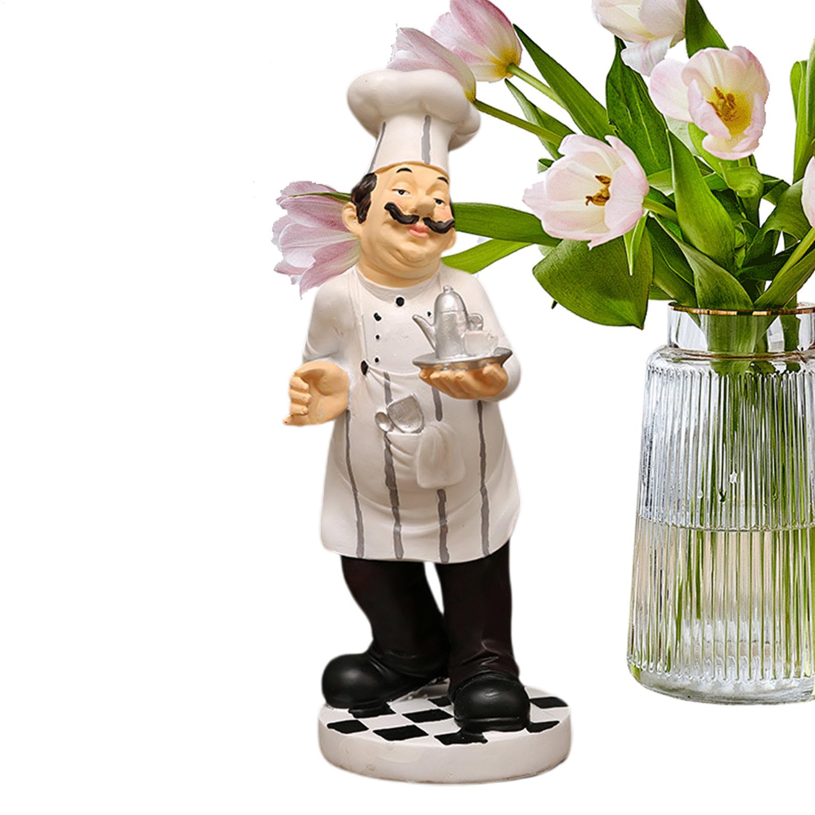 Kochfiguren für,Koch-Statue für,Kochkochen kleine Statue - Harz Tisch