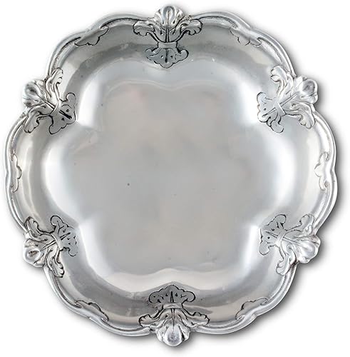 Miniatura 6 de Arthur Court Designs - Cuenco de aluminio para servir ensalada, estilo sureño, decoración clásica de 10 pulgadas de diámetro