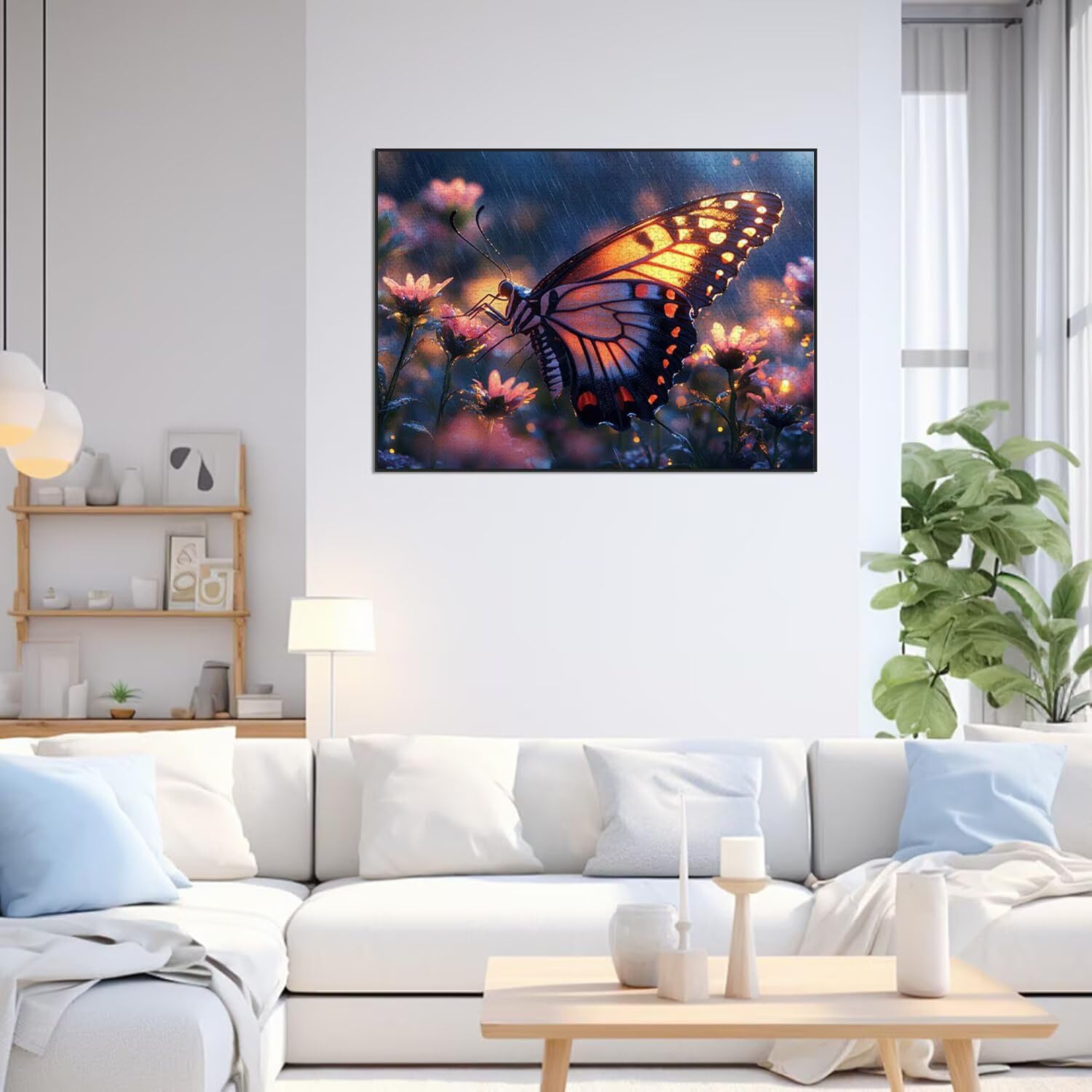 Puzzle 4000 elementów motyl wyzwanie klasyczne puzzle, n-276 | Rodzinne puzzle, zajęcia relaksacyjne, trudna sztuka puzzle deszcz, niezapomniane wyzwania, prezent dla kobiet