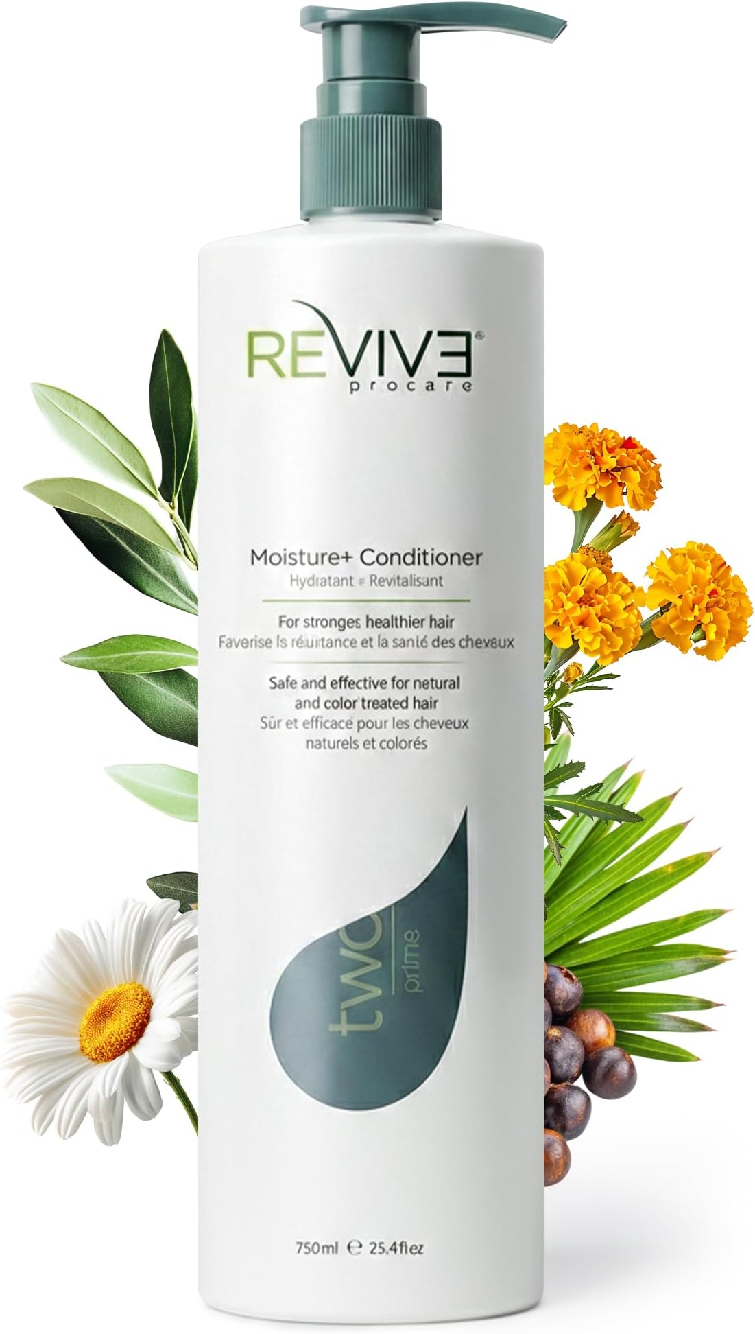 Reviv3 Procare Prime Moisture & Hair Conditioner – Color Safe Conditioner for Healthy Scalp – Volumizing Conditioner Reduces Breakage & Control Fizziness – Hair Care Products for Women (25.4 oz)