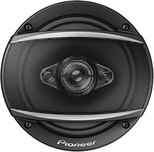 PIONEER TS-A1680F, altavoces de audio para automóvil de 4 vías, rango completo, calidad de sonido clara, fácil instalación y respuesta de graves