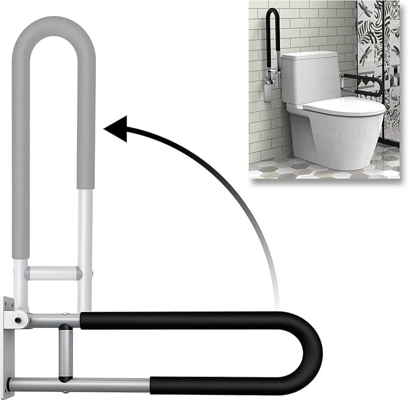 Amazon.com: folding grab bars for bathroom