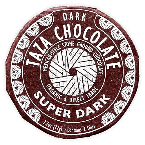 Miniatura 2 de Taza Chocolate Organic Mexicano Disc 85% Dark Chocolate, Super Dark, 2.75 Ounce (12 Count), Vegan