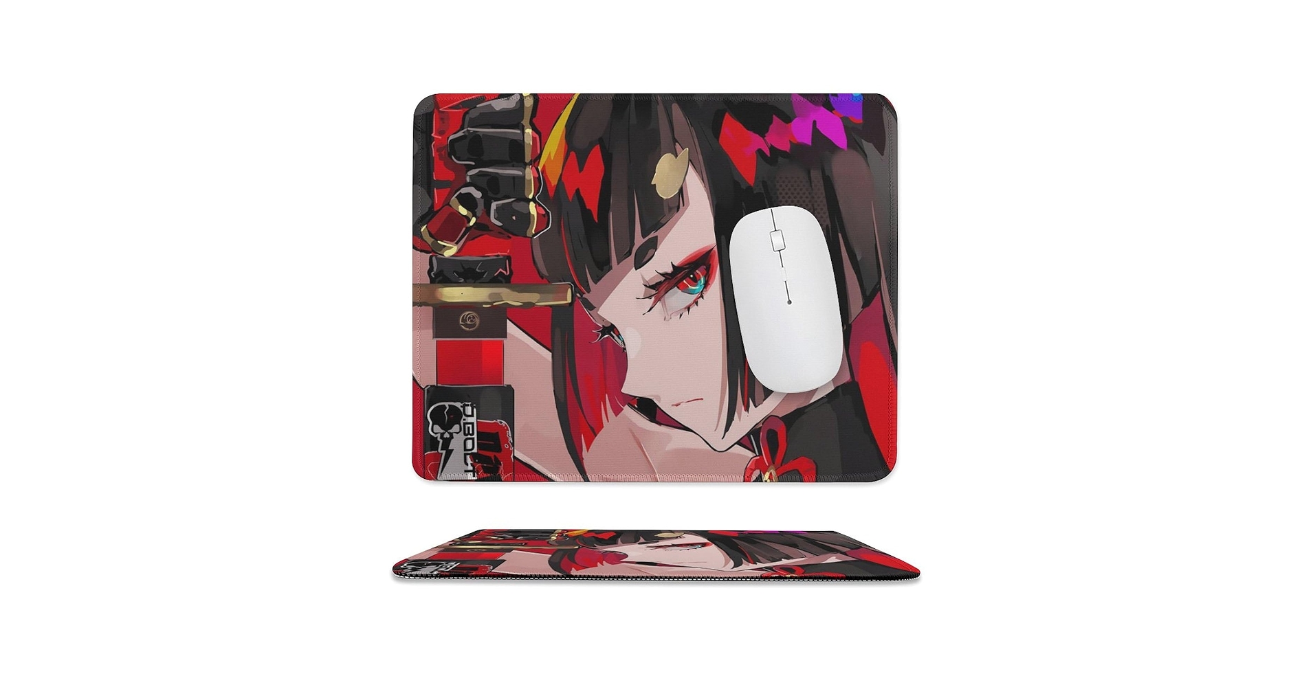Amazon.co.jp: マウスパッド アニメ 女の子サムライ ワイフ