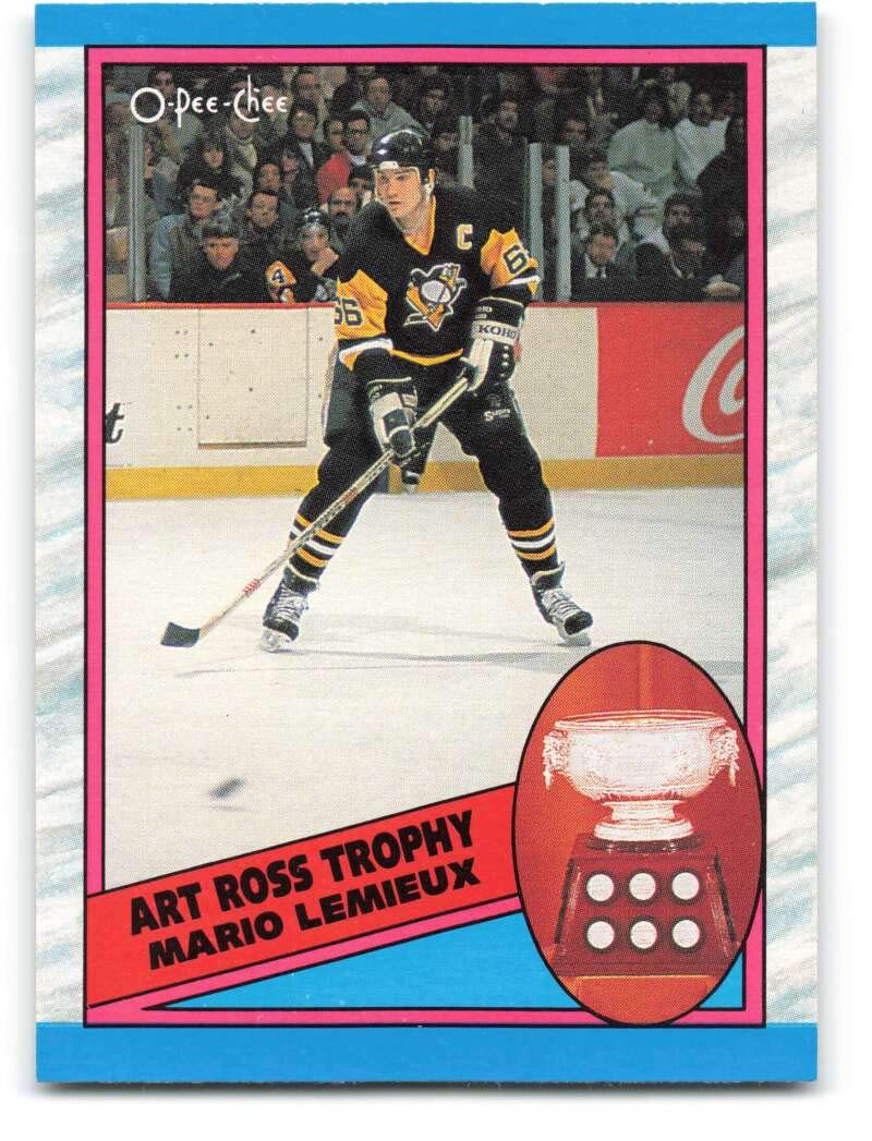 Amazon.com: 1989-90 O-Pee-Chee #319 Mario Lemieux Pittsburgh