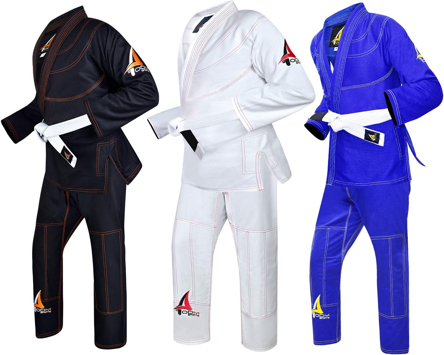OdontoMed2011® BJJ GI for Men BJJ Jiujitsu Brazilian Jiu Jitsu w/Preshrunk Fabric & Free Belt