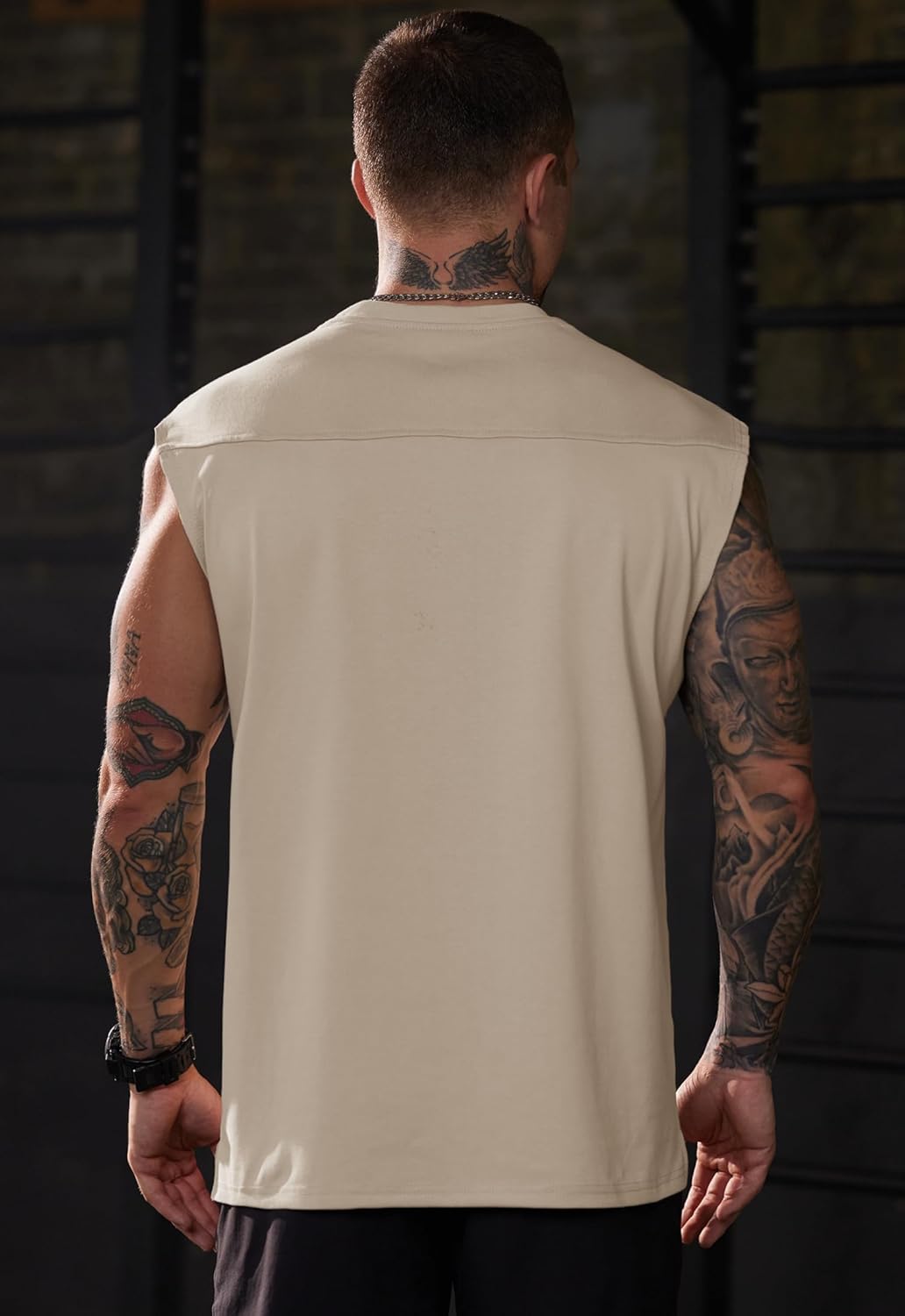 Men Graphic Muscle Tank Top Gym Workout Summer Casual Sleeveless Shirts (S-XXL) - Image 7