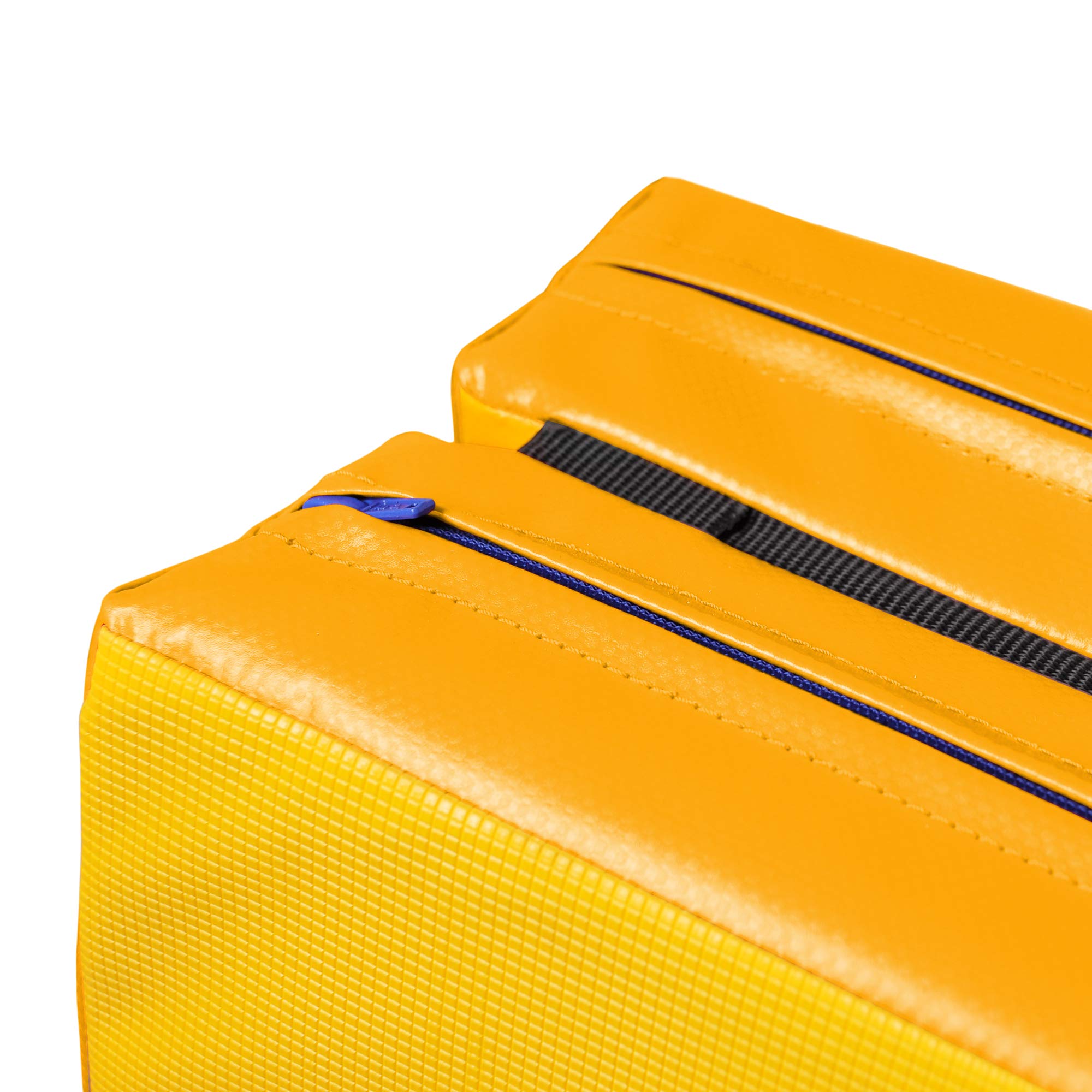 Grevinga Klappbare Turnmatte RG 35 – 200 x 100 x 6 cm – GELB - Made in Germany - Faltbare Gymnastikmatte für Fitness, Sport und Gymnastik, Rutschfest und Platzsparend, Weichbodenmatte