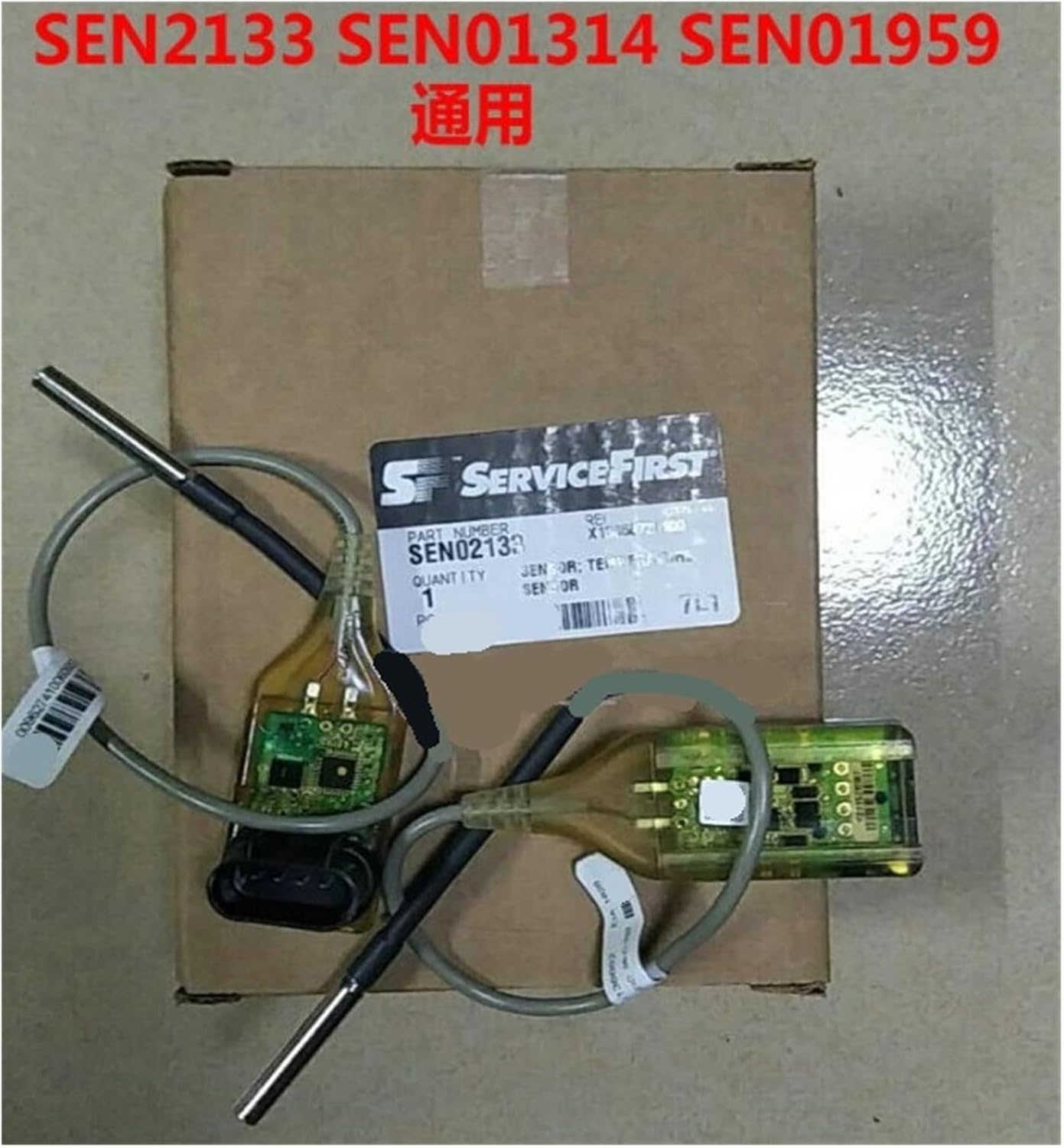 Air Conditioner Water Temperature Sensor Accessories, Compatible for Trane, SEN02133 X13650726100 X13650726-10 SEN01959 Sensor Replacement Parts