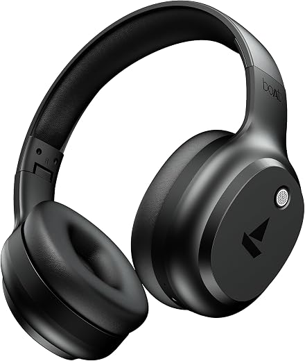 Boat Rockerz 421, 60H Battery, Low Latency(40Ms), 40Mm Drivers, ENx Tech, Stream Ad Free Music via App Support, Bluetooth ...