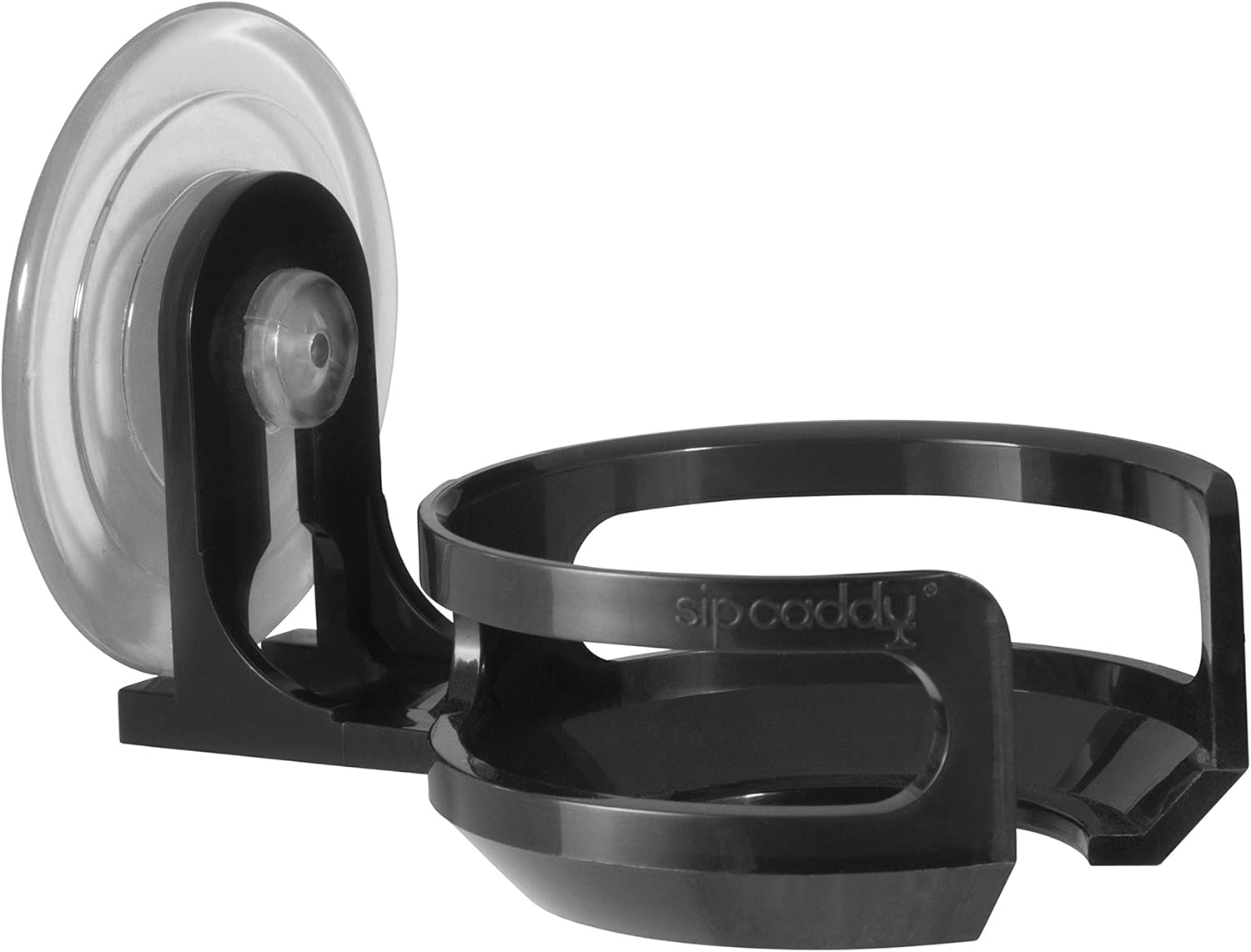The Original SipCaddy Shower Beer & Bath Wine Holder | Portable Cupholder | Shower Caddy | Drink Holder for Beer & Wine | American-Made Suction Cup | The Best | Black : Home & Kitchen