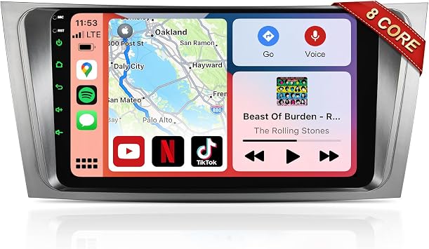 8 Core 9 Inch Car Radio for Toyota Camry 2006 2007 2008 2009 2010 2011 only fit JBL, Camry Car Stereo with Wireless CarPlay/Android Auto, 2+32G GPS Navigation 5G WiFi AM FM Radio
