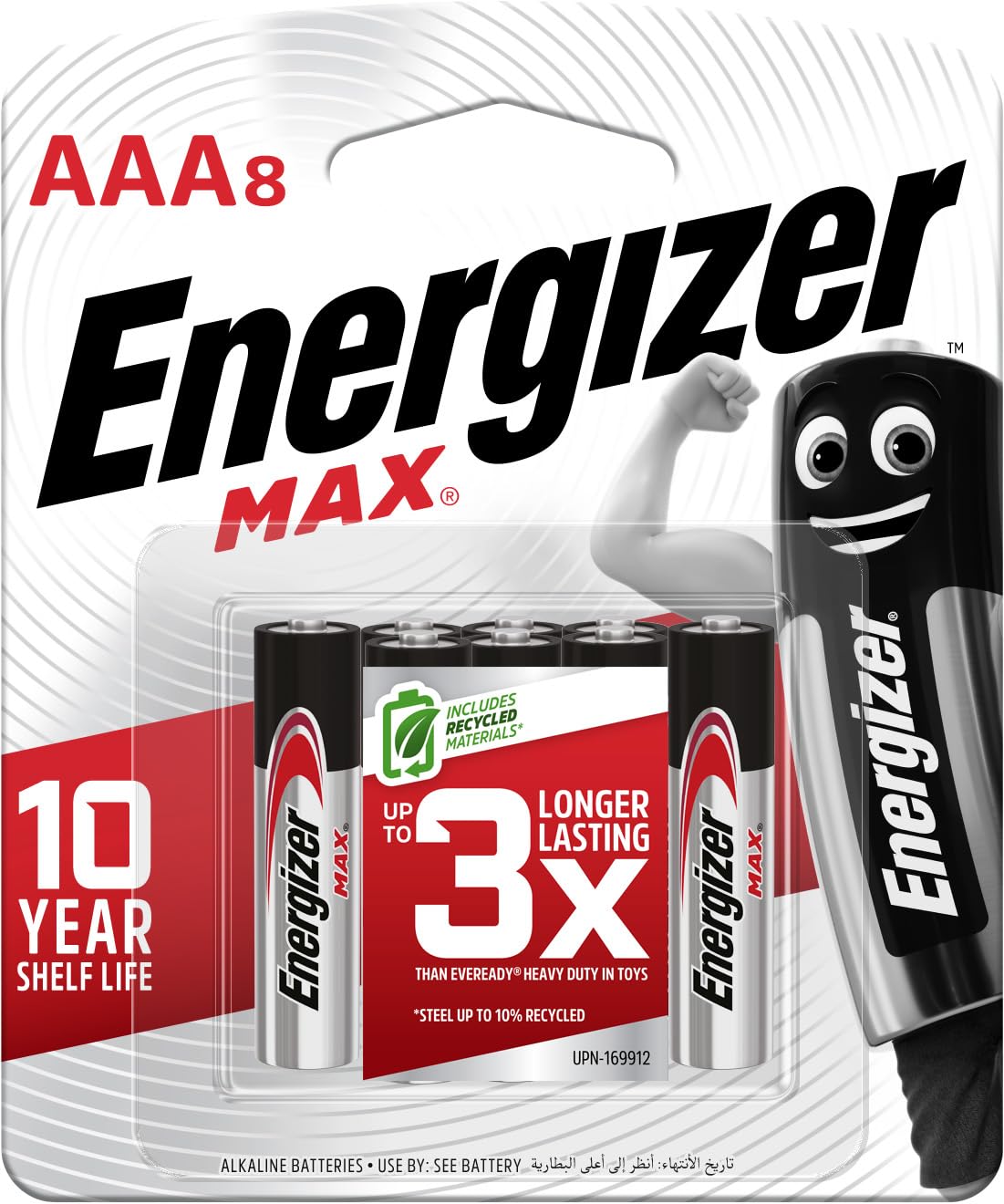 Energizer Max AAA Alkaline Batteries - Long-Lasting 1.5V Power, Leak-Proof Technology, Pack of 8 for Everyday Devices-image-40