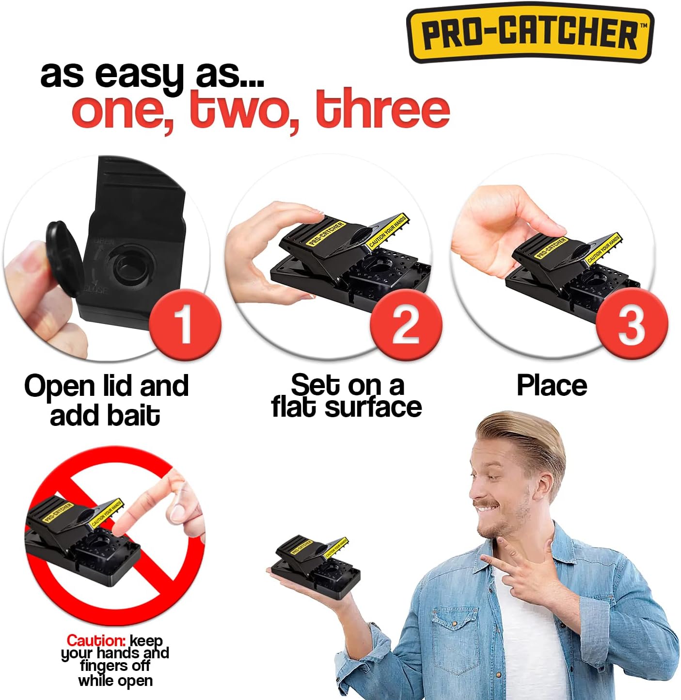 Rat Trap Large Rat Traps Indoor Set of 8, Reusable Rat Trap Outdoor Rodent Trap for Pest Control Powerful Chipmunk Trap for The House- 8 Pack : Patio, Lawn & Garden