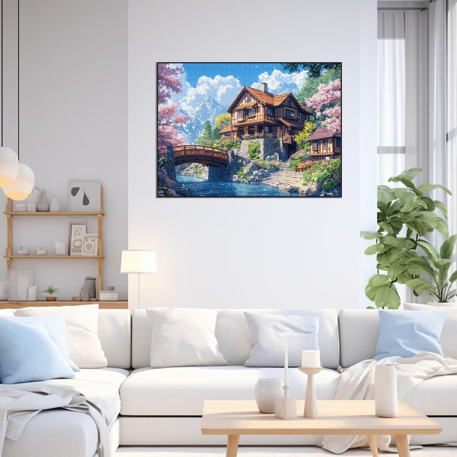 Puzzle 3000 Pezzi Il paesaggio Puzzle Adulti, Gioco Educativo, n-351 | Jigsaw Puzzles primavera, Impossibile Difficile Sfida, Classici Gioco Familiare, Giochi Divertenti, Idee Regalo