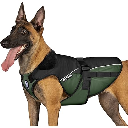 HEYWEAN Hundemantel Winter - Wasserdicht Mit Fleece, Reflektierend Für Kalte Tage