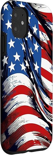 Miniatura 3 de iPhone 11 Cool USA Flag - Estados Unidos de América - Funda de diseño patriótico