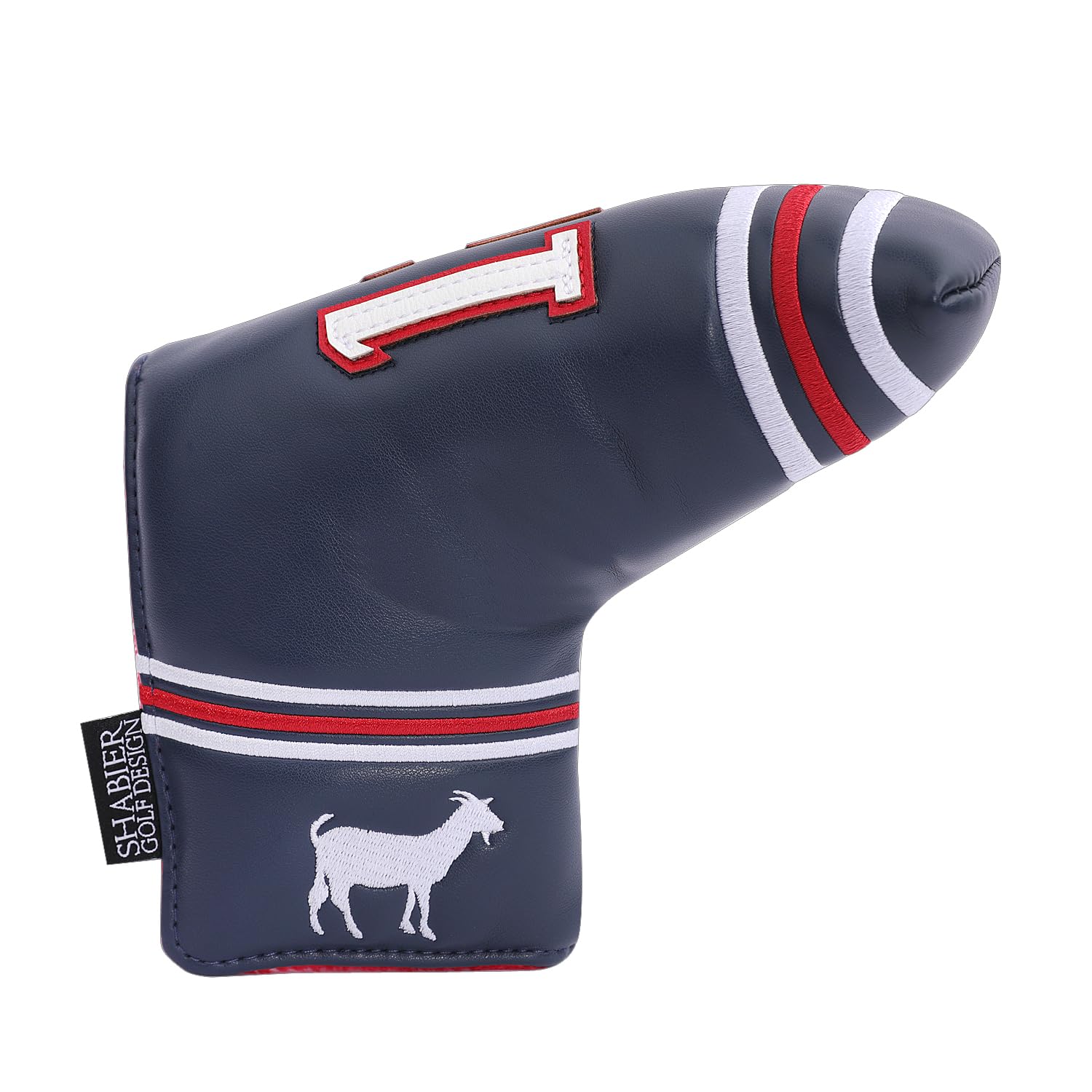 Housse de protection pour putter de golf avec design n°12 Bleu foncé
