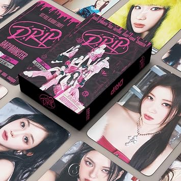 MXP BABYMONSTER Photocards, 55 Pcs baby monster Lomo Card for Fans(C cup)