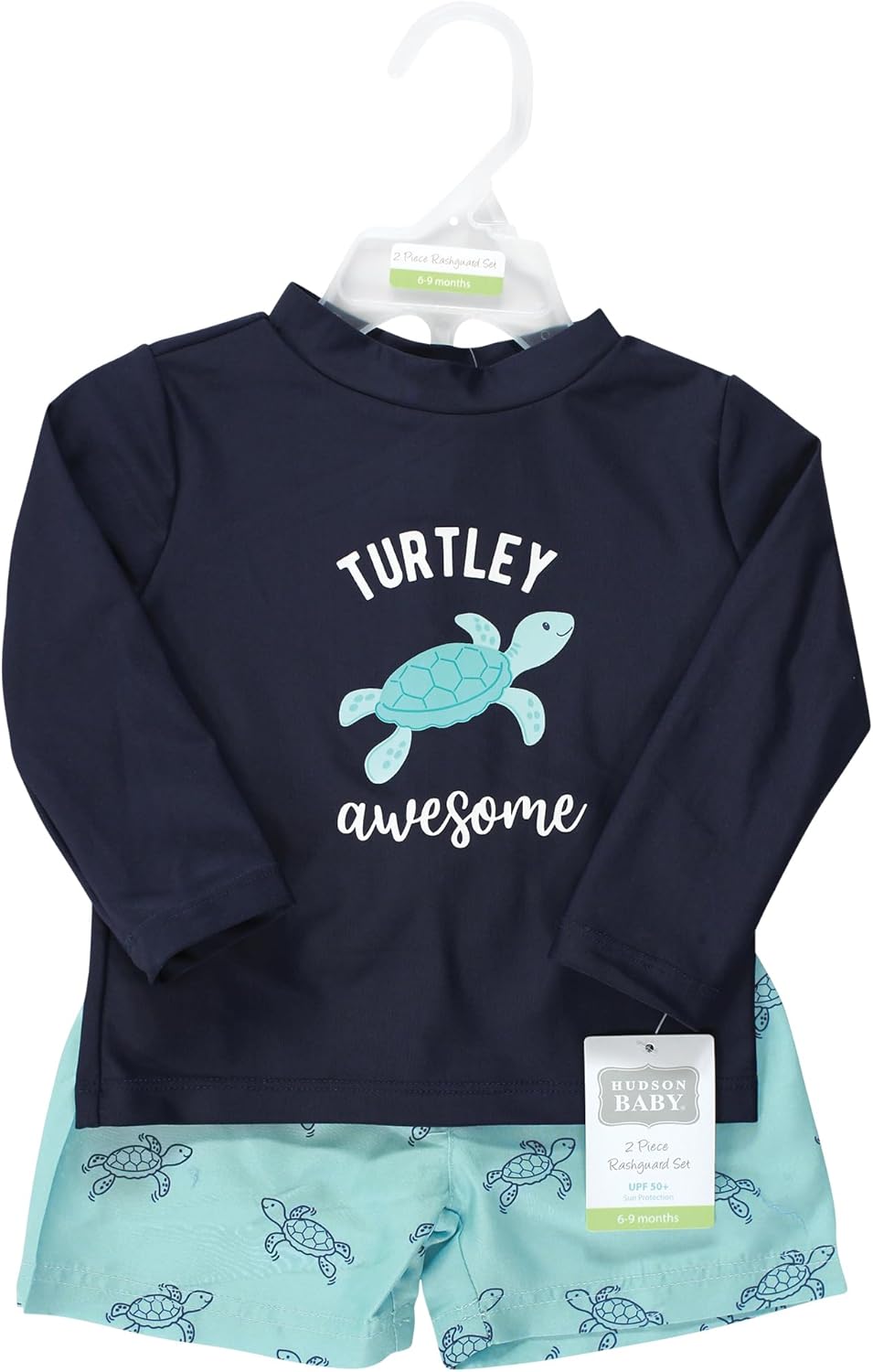 Hudson Baby Baby-Girls Swim Rashguard Set