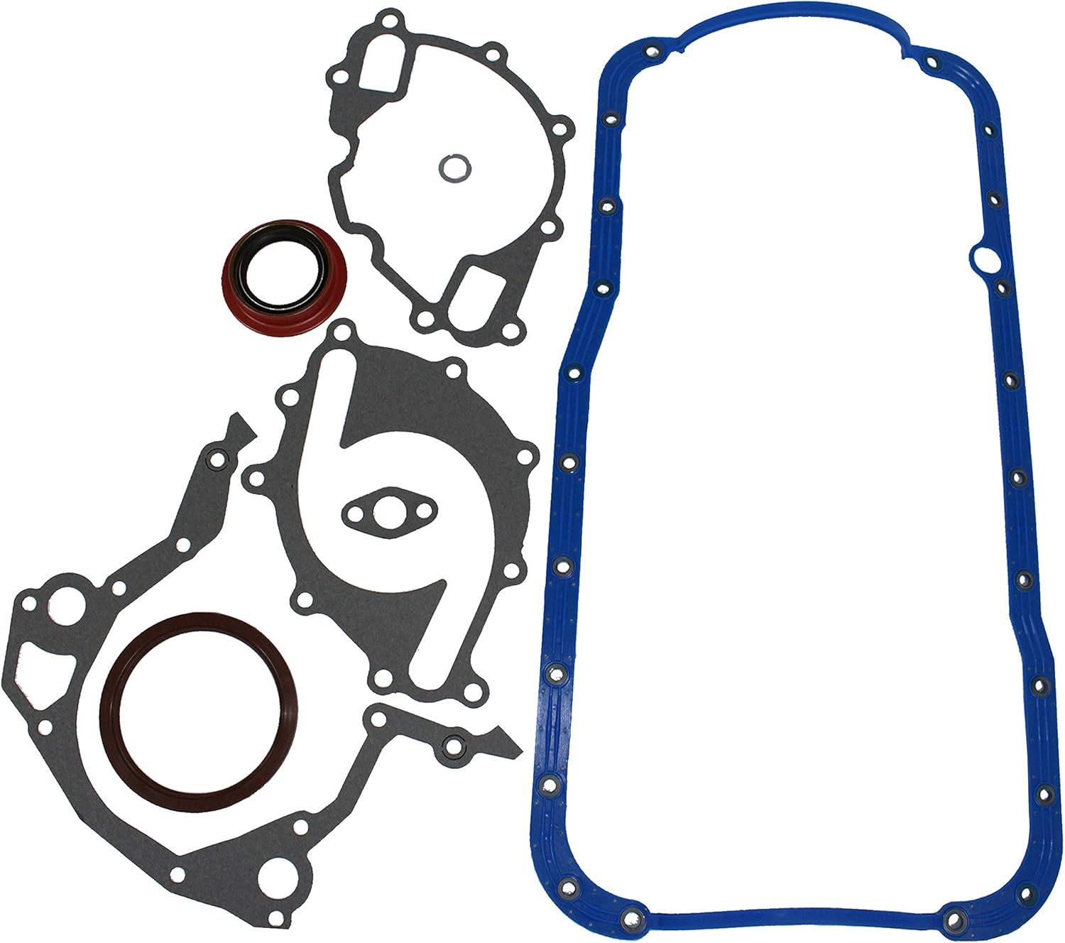 DNJ LGS4188 Lower Gasket Set for 1994-1997 Ford Bronco, E-150 Econoline, E-150 Econoline Club Wagon 5.8L V8 16V OHV 5753cc
