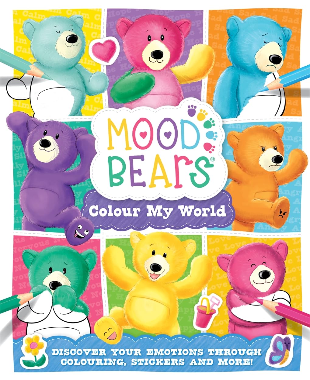 Mood Bears: Colour My World (Colouring book to help children understand their emotions)