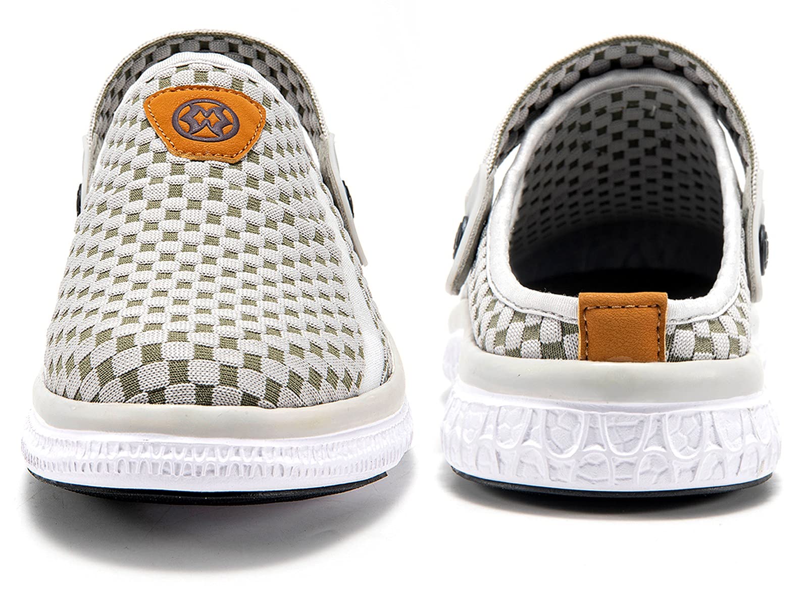 Zoccoli Sabot Uomo Donna Spiaggia Giardino Pantofole Maglia Traspirante Clogs Scarpe da Mare Estate Sandali Antiscivolo Piatto Ciabatte