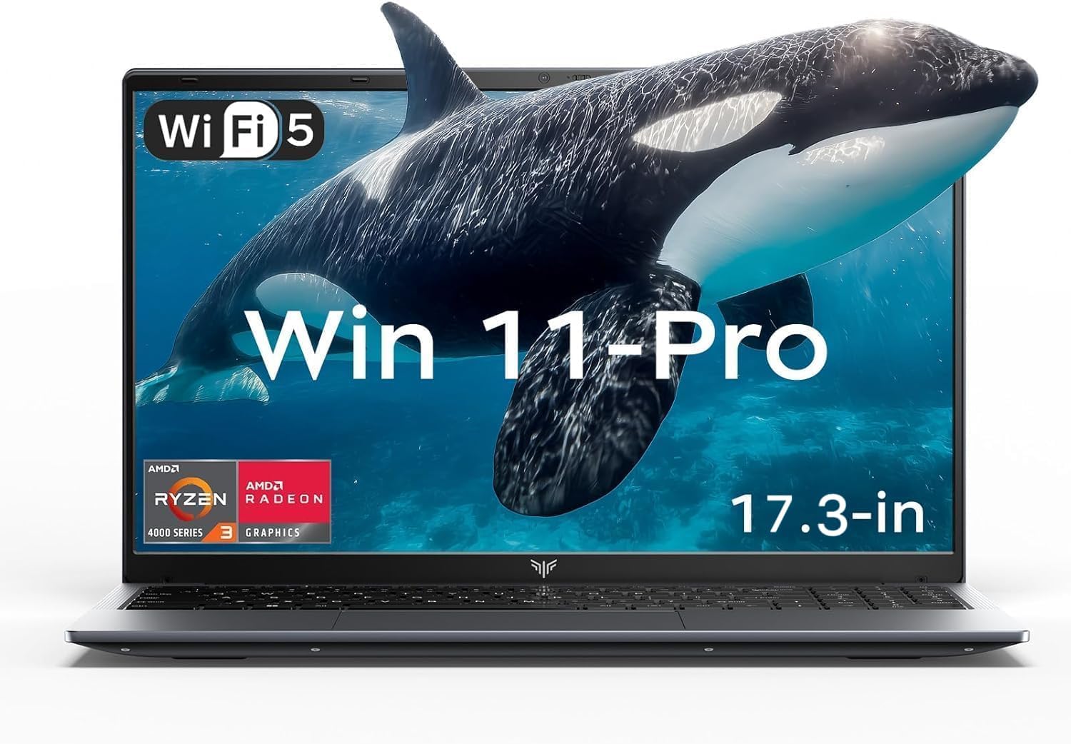 ACEMAGIC AX17PRO Laptop 17.3" FHD (1920x1080) Display.AMD Ryzen 3 4300U (up to 3.7GHz). 16GB DDR4 RAM 512GB SSD (Dual M.2 Slots up to 4TB), 62.7Wh Battery, Wi-Fi 5, Win 11 Pro-for Office & Home