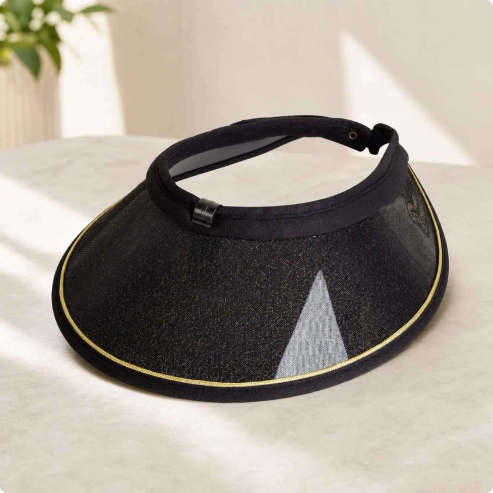 perfeclan Visera para Casco Ecuestre Ancha Protector de Malla Banda Acolchada Correa Ajustable con Hebilla Policarbonato Transpirable Adecuada para