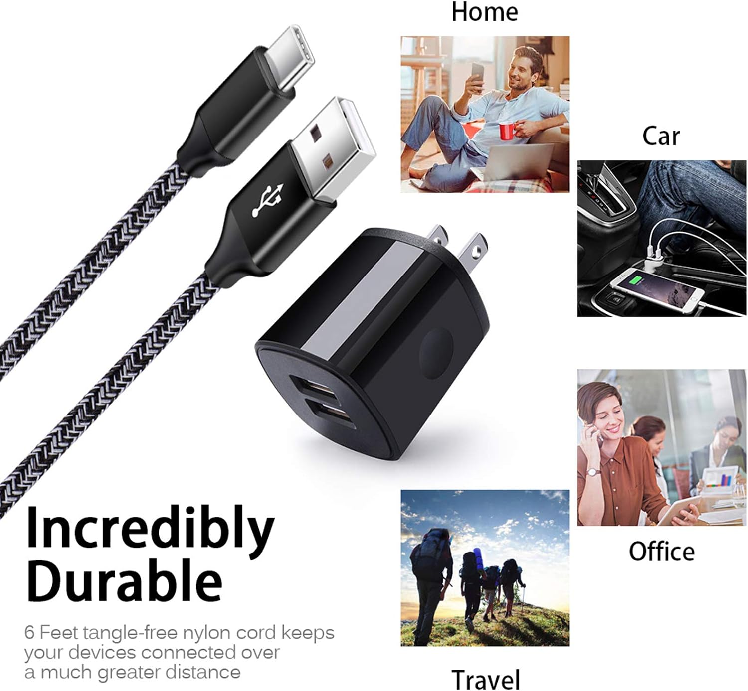Fast USB C Phone Charger Cable