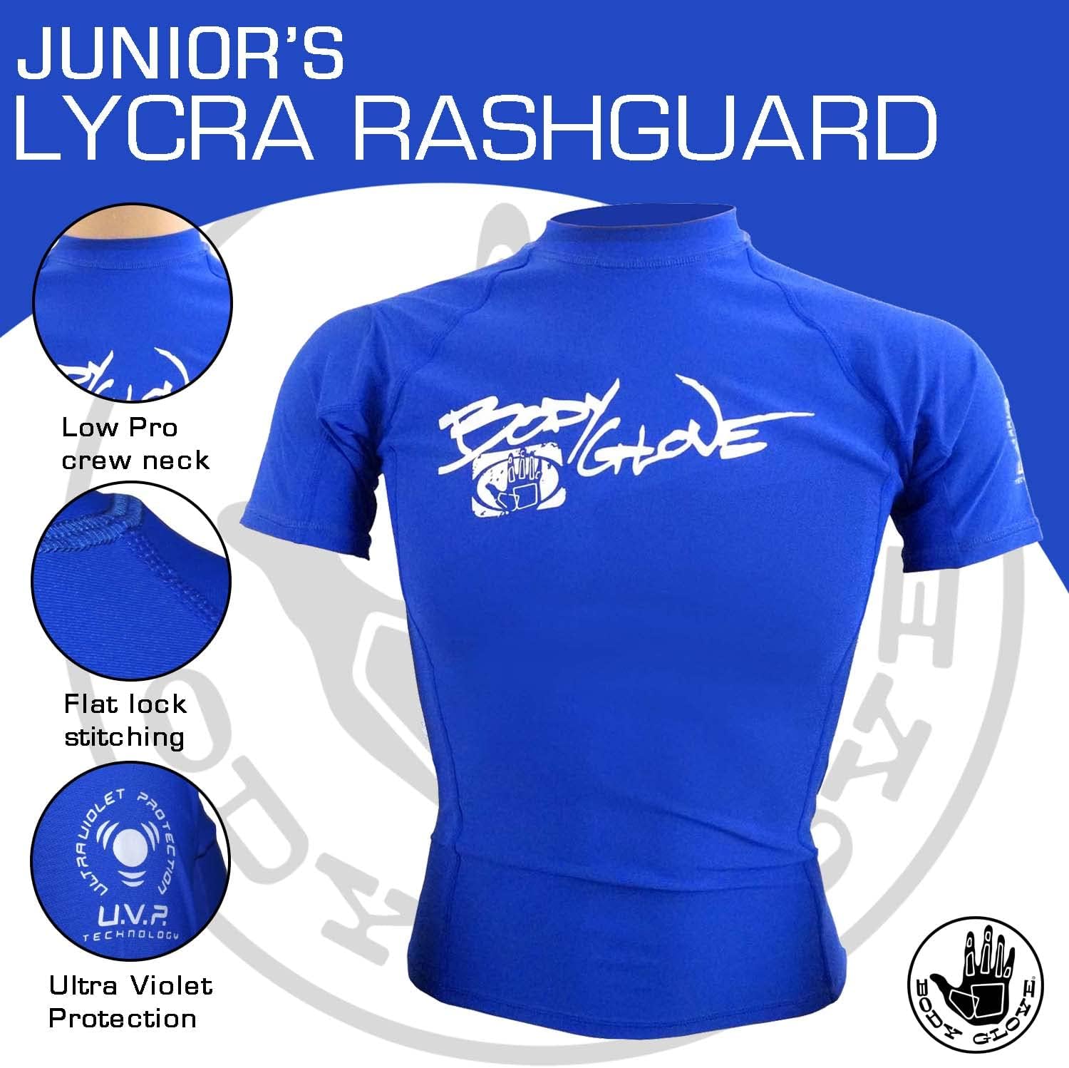 Body Glove Basic Deluxe Junior's Short Sleeve Lycra Rashguard Shirt