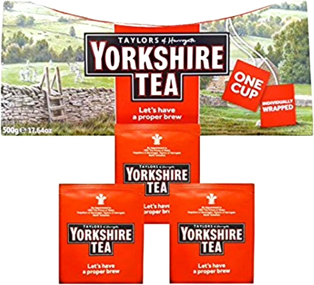 Zewool 12 Count Green Tea - 12 x Individually Enveloped & Tagged Tea Bags