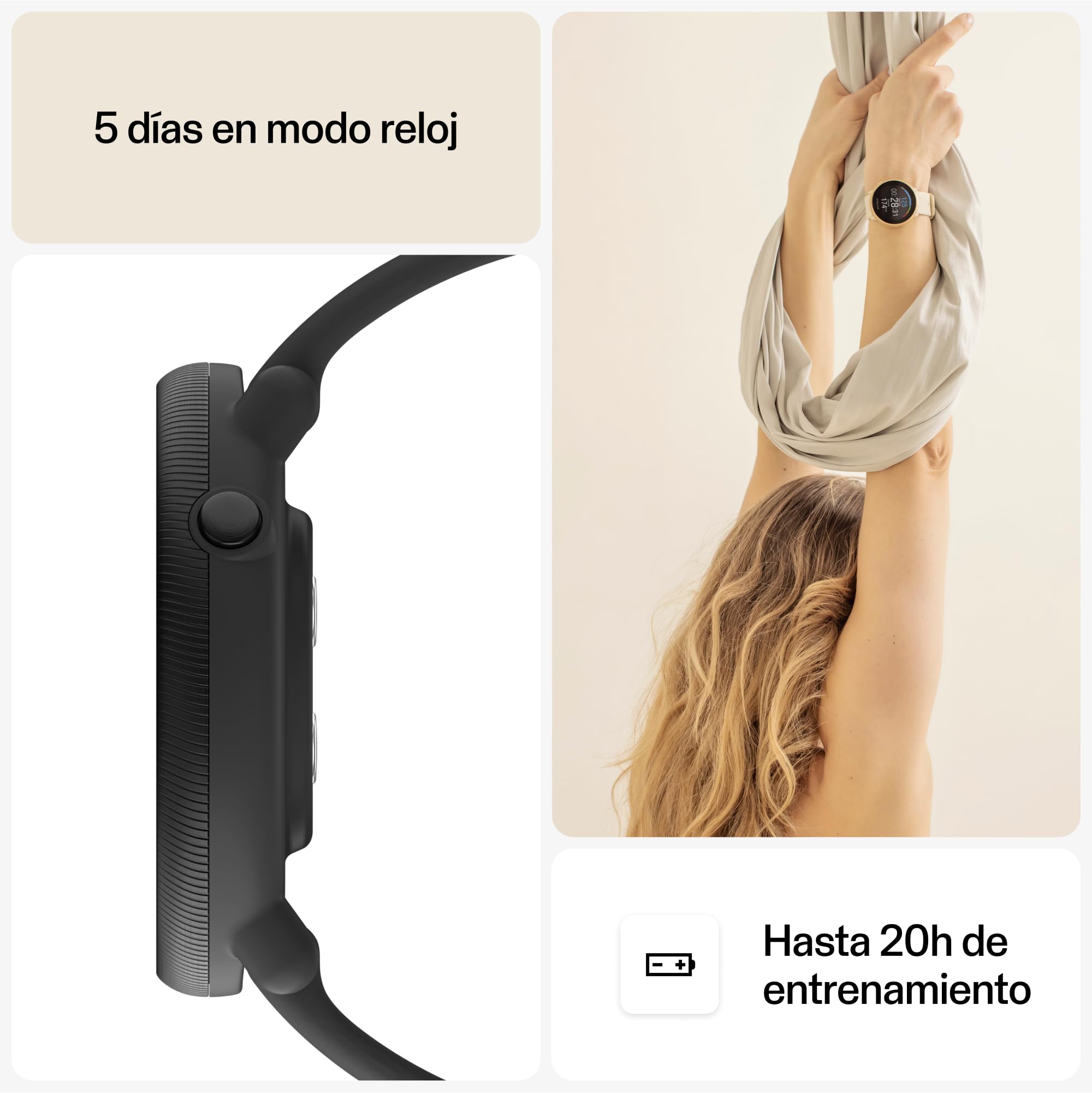 Polar Ignite 2- GPS Fitness Smartwatch - Registro de pulsaciones en muñeca, guía Entrenamientos, Seguimiento del sueño y la recuperación - Controles música, Tiempo, notificaciones — view 6