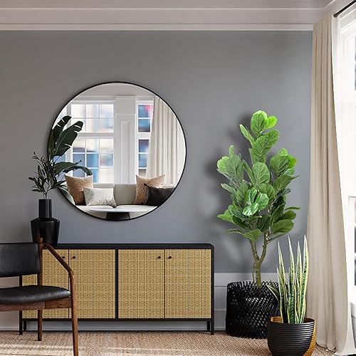 Miniatura 5 de SZHLUX Árbol de higuera artificial de hoja de violín de 5.2 pies, plantas artificiales para decoración del hogar en interiores, árbol de ficus