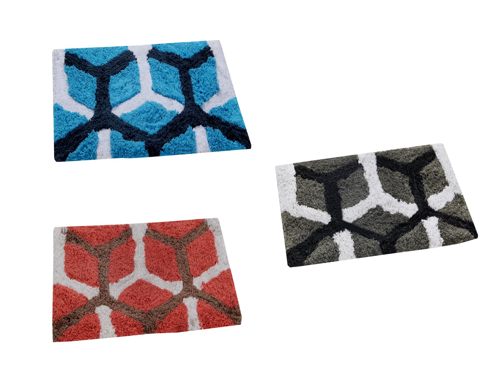 AAZEEM Cotton Door Mat Premium Indoor Doormat for Home Entrance |Machine Washable Entryway Rug| Non-Slip| Pack of 3| (B0CSC1VDMG) Amazon Price History, Amazon Price Tracker