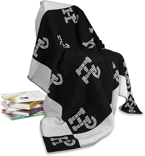 GHUQ Manta de lana para sofá, manta de punto súper suave y cálida, adecuada para sofá, sala de estar, dormitorio, oficina, almuerzo, manta de punto