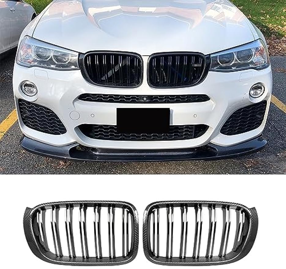 Amazon | カーボンファイバーフロントキドニーグリル BMW Xシリーズ X3 