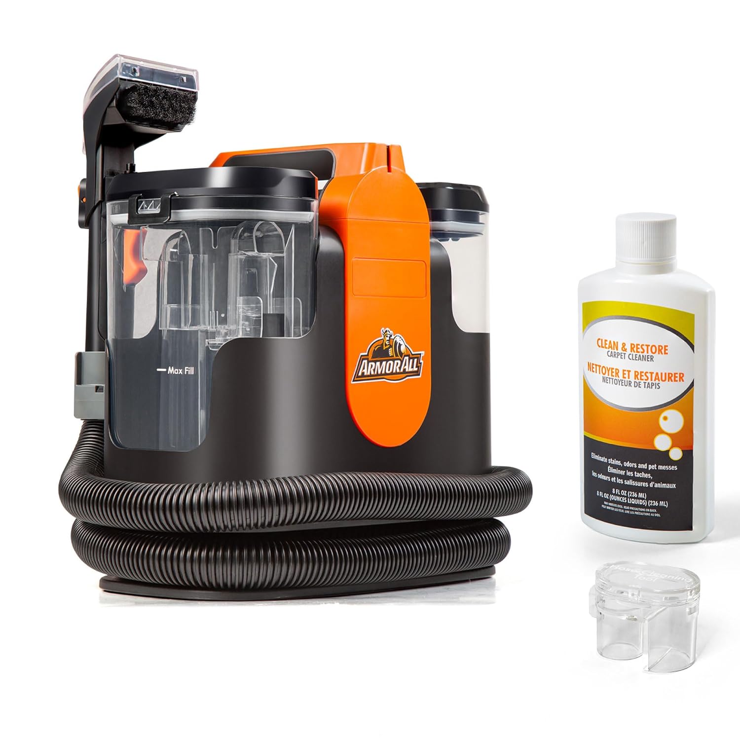 Armor All SCC301 0901 Upholstery Carpet Cleaner Car and Auto Detailer with Tools for Pets Area Rugs and