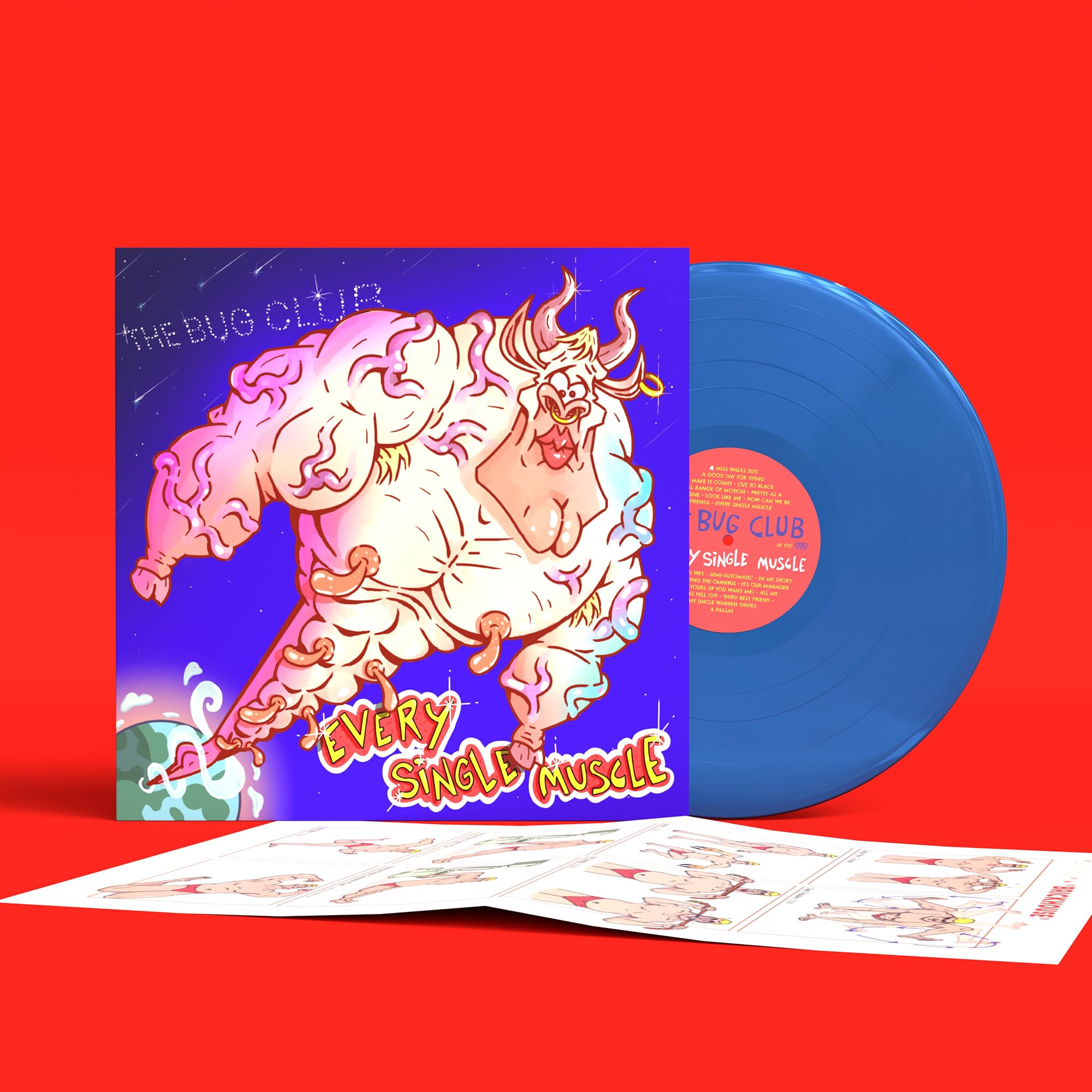 The Bug Club | Every Single Muscle | Vinyl LP - Blue
