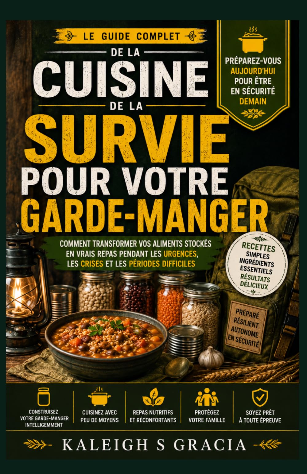 Guide de cuisine du garde-manger de survie: Comment transformer les aliments stockés en vrais repas en cas d'urgence, de crise et de difficultés