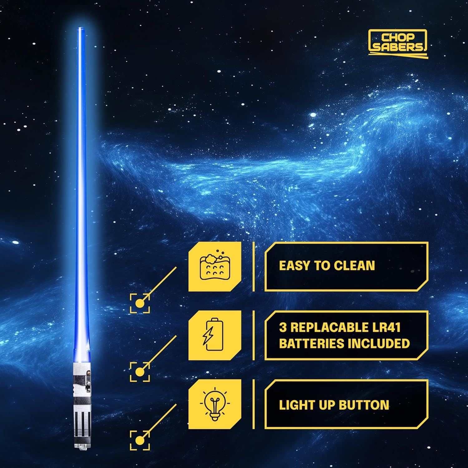 Valkyrie 8 Parça LED Işıklı Chopstik Işık Kılıcı Yemek Çubukları Star Wars Tema Çöpstik