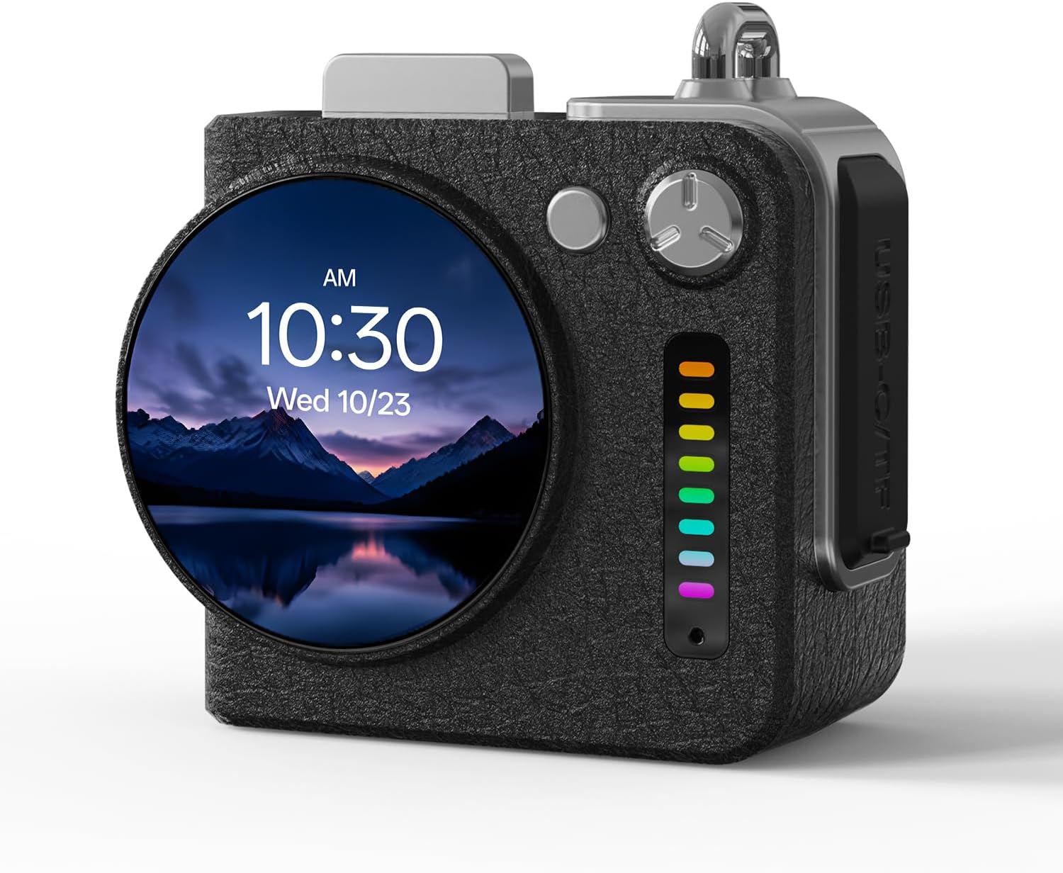 WARMLIFE Portable All-in-One Bluetooth Speaker with Touchscreen Hi-Fi Sound (Black)