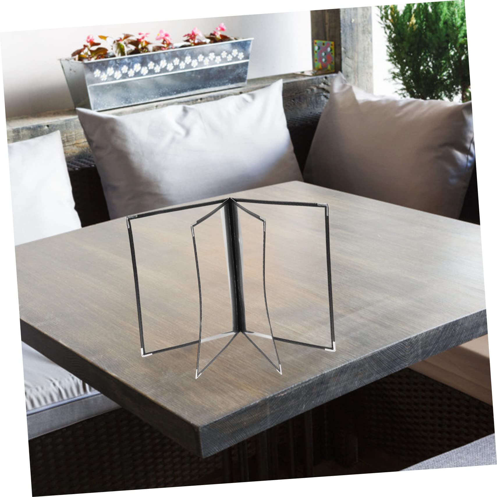 OUNONA 12piezas Carpeta De Menú De Pvc Transparente Para Organizador De Sueltas Carpeta Personal Para Planificador Diseño Portátil y Para Restaurantes y Cafeterías
