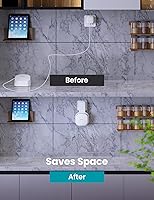 Vista 8 de DG-Direct Soporte de montaje en pared para eero 6 y eero 6+ Router Mesh Wi-Fi System, sin cables desordenados, soporte de montaje de pared para eero