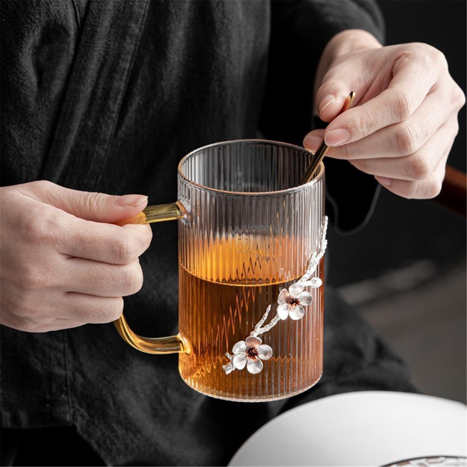Verre Gobelets en verre borosilicate de 15,6 oz avec poignée Restaurant
